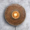 Bali væglampe af bambus, Ø 44 cm^Good & Mojo