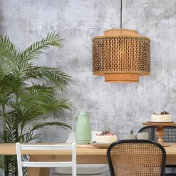 Good & Mojo Bhutan-pendel i bambus Ø 40 cm