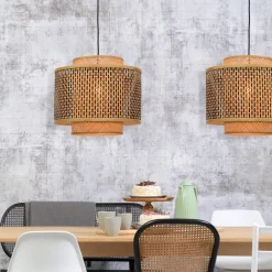 Good & Mojo Bhutan-pendel i bambus Ø 40 cm