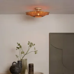 Good & Mojo loftlampe Madura, Ø 44 cm, brun, bambus E27