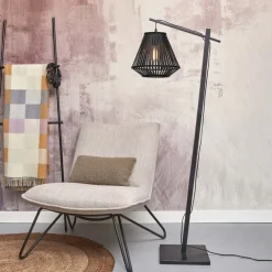 Good & Mojo Merapi gulvlampe, sort