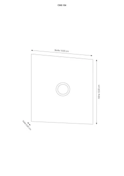 CMD Postkasser>Grande ringplade i stål