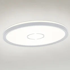 Briloner Gratis LED-loftlampe, Ø 29 cm, sølv