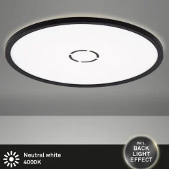 Gratis LED-loftslampe, Ø 42 cm, sort^Briloner Best