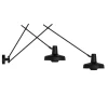 GRUPA Arigato væglampe 2 lyskilder 90 cm sort