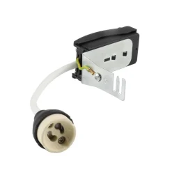 Deko-Light Elektroniske Materialer>GU10 fatning med afstandsstykke, hvid, kabel 10 cm max. 35 W