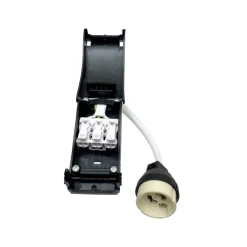 Deko-Light Elektroniske Materialer>GU10 fatning med afstandsstykke, hvid, kabel 10 cm max. 35 W