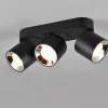 Trio Lighting Loftlamper|Loftlamper>Guayana loftspot GU10, 3 lyskilder, sort