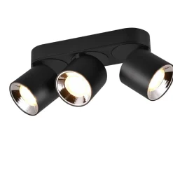 Trio Lighting Loftlamper|Loftlamper>Guayana loftspot GU10, 3 lyskilder, sort
