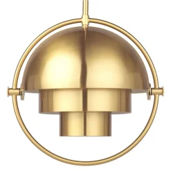 GUBI Pendellamper>pendel Multi-Lite, Ø 27 cm, messing/messing