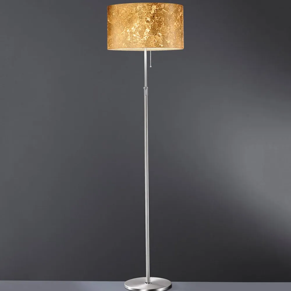 Gulvlampe Alea Loop med bladguld^Hufnagel Clearance