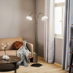 Luminex Gulvlampe Antica i landlig stil, 2 lyskilder