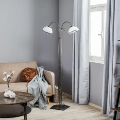 Luminex Gulvlampe Antica i landlig stil, 2 lyskilder