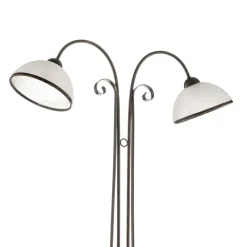 Luminex Gulvlampe Antica i landlig stil, 2 lyskilder