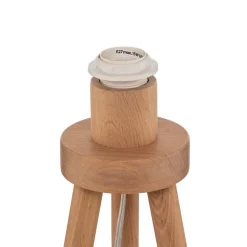 Duolla Gulvlampe Boho, treben creme-hvid/rattan