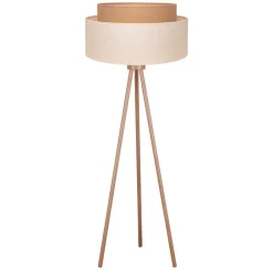 Gulvlampe Boho, trebenet ecru/jute Højde 145 cm^Duolla Outlet