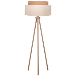 Gulvlampe Boho, trebenet ecru/jute Højde 145 cm^Duolla Outlet