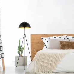 Gulvlampe Can-NT-113-1, sort metal treben, højde 170 cm^Opviq New