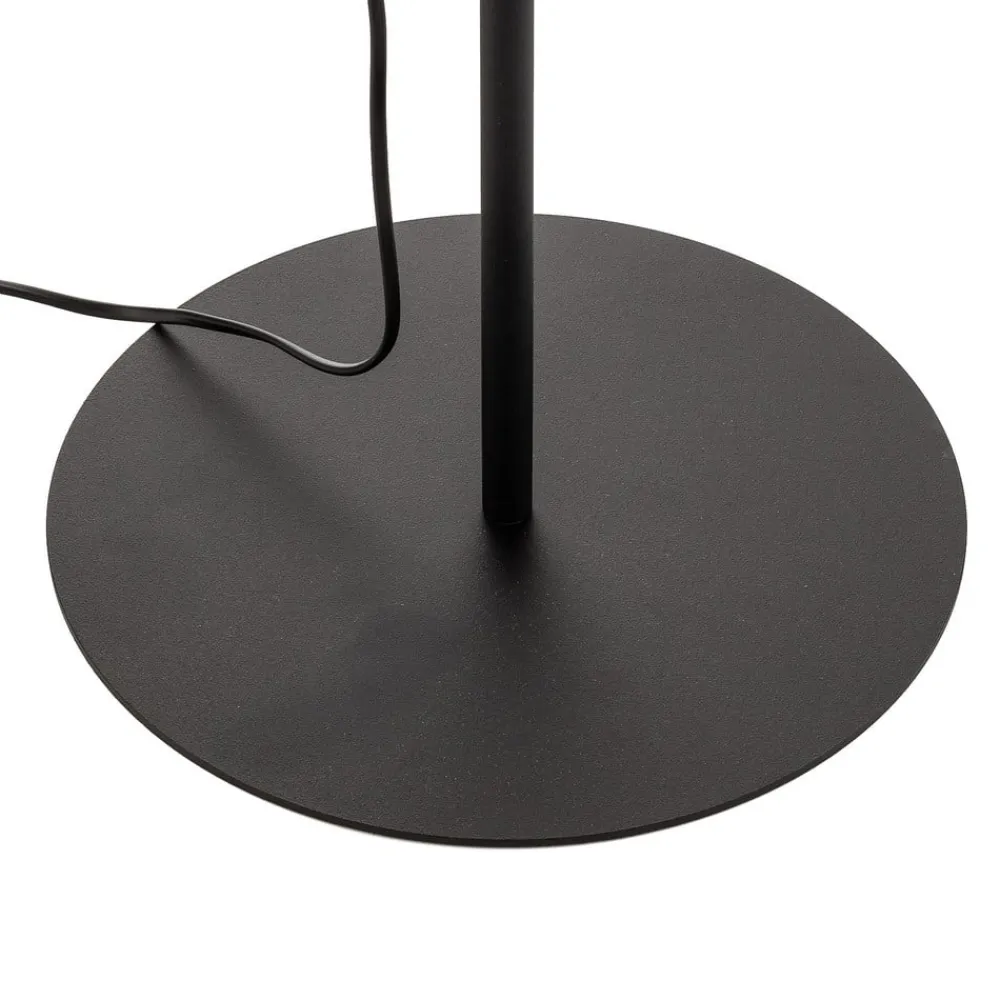 TK Lighting Gulvlampe Chicago med skærm i hør