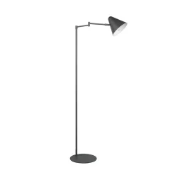 Trio Lighting Gulvlamper>Gulvlampe Cosima, antracit, højde 126 cm, metal