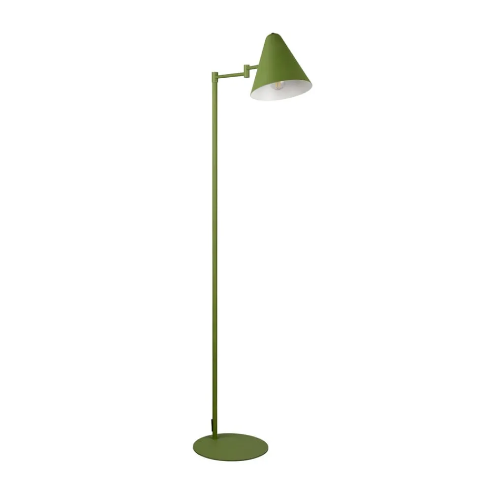 Trio Lighting Gulvlamper|Gulvlamper>Gulvlampe Cosima, grøn, højde 126 cm, metal