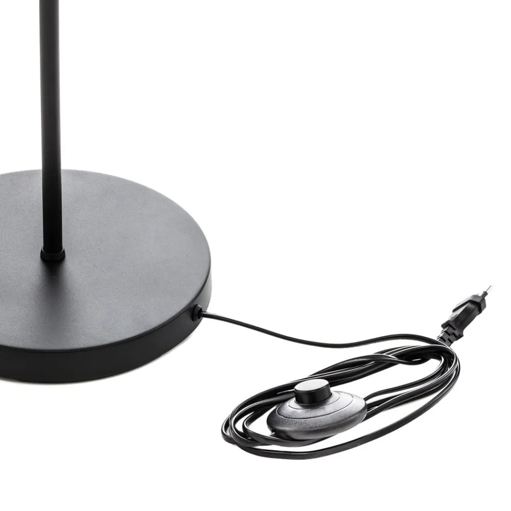 Gulvlampe Diallo uden skærm mat sort^Trio Lighting Discount