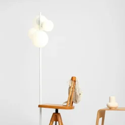 ALDEX Gulvlampe Dione, 4 lyskilder, hvid