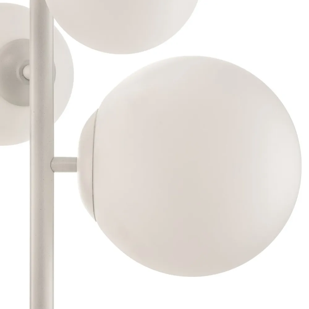 ALDEX Gulvlampe Dione, 4 lyskilder, hvid