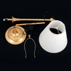 ORION Gulvlampe Donata med plisséskærm