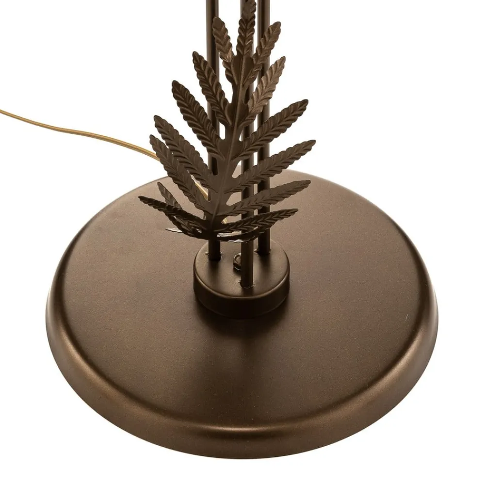 Gulvlampe Dubai i bladlook, 2 lyskilder, bronze^ONLI