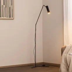 Nowodvorski Lighting Gulvlampe Eye Super med bevægelig hoved, sort