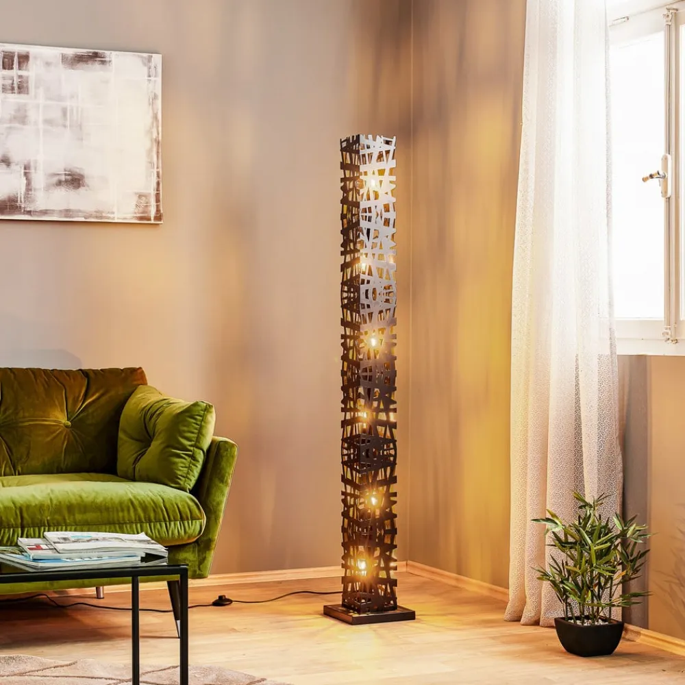 Gulvlampe Foresta i metal, højde 153 cm^ONLI Sale