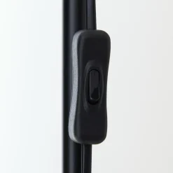 ORION Gulvlampe Gili, sort mat, stål, højde 150 cm, E27