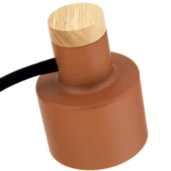 ORION Gulvlampe Gili, stål, koralrød, højde 150 cm, E27