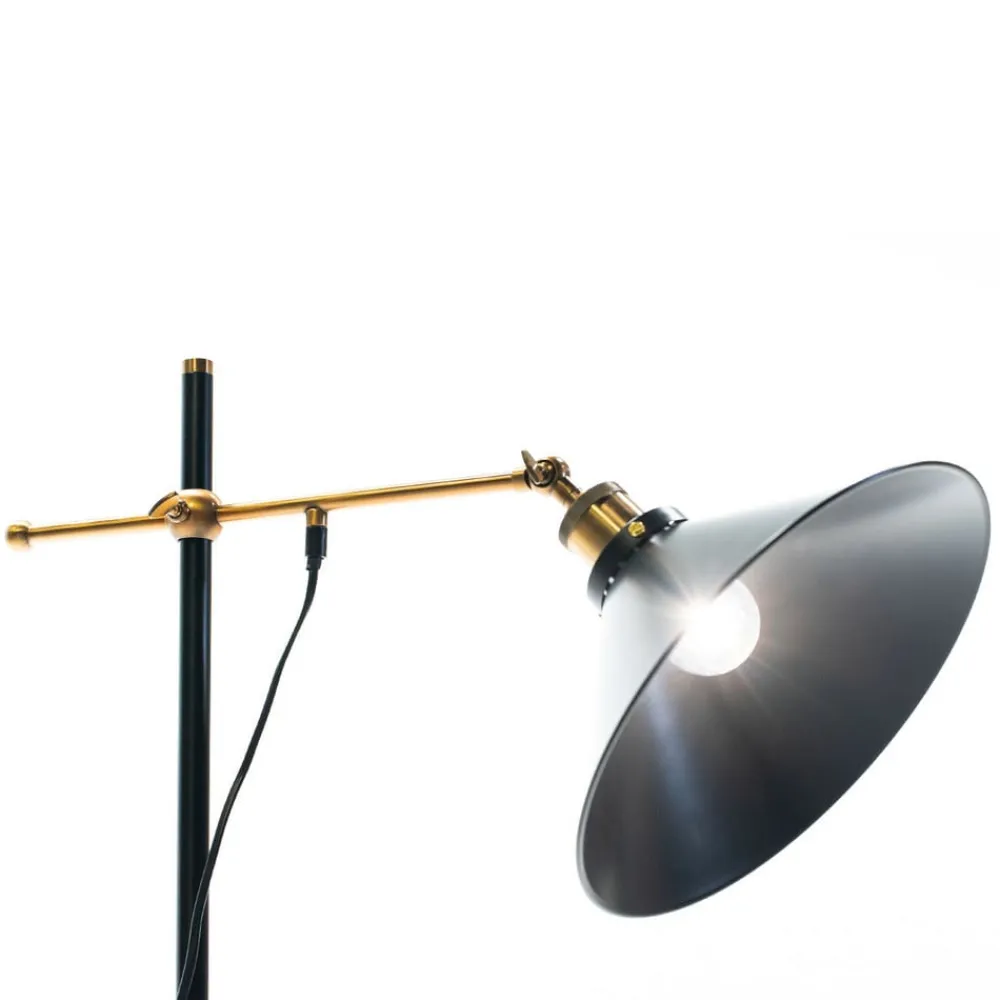 Gulvlampe Lenius med bevægelig skærm^Globo Online