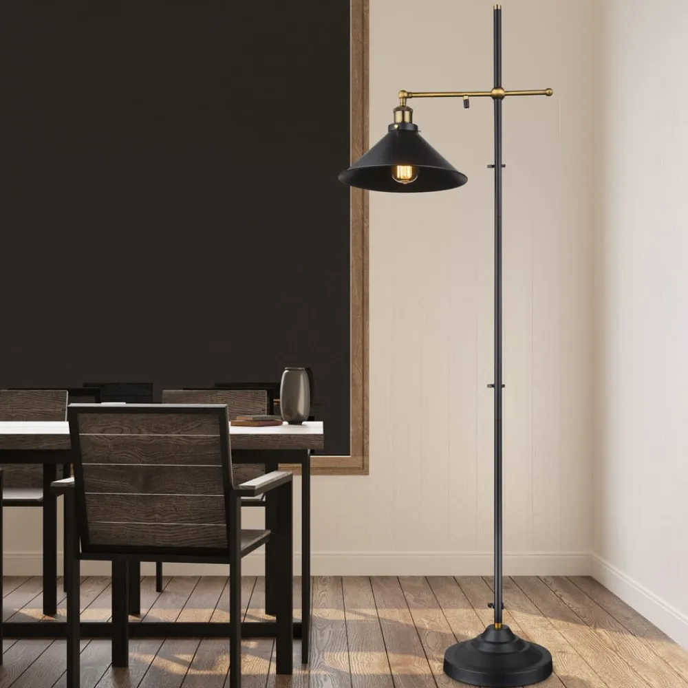 Gulvlampe Lenius med bevægelig skærm^Globo Online