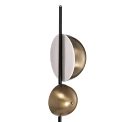 Gulvlampe LM-9113-2BSY, sort, metal, 180 cm høj, E14^Avonni New