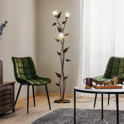 Gulvlampe Miranda i florentinsk stil, bronze^ONLI Online