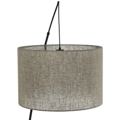 Gulvlampe Moby Green med tekstilskærm^TK Lighting Online