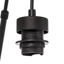 Gulvlampe Moby Green med tekstilskærm^TK Lighting Online