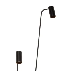 Gulvlampe Mono II, 2 lyskilder, sort/guld^Nowodvorski Lighting Best