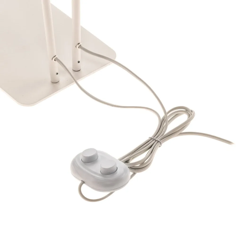 Nowodvorski Lighting Gulvlampe Mono II, 2 lyskilder, hvid