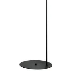 Gulvlampe Nova, glas/metal, sort/hvid, højde 155 cm^Domiluce Hot