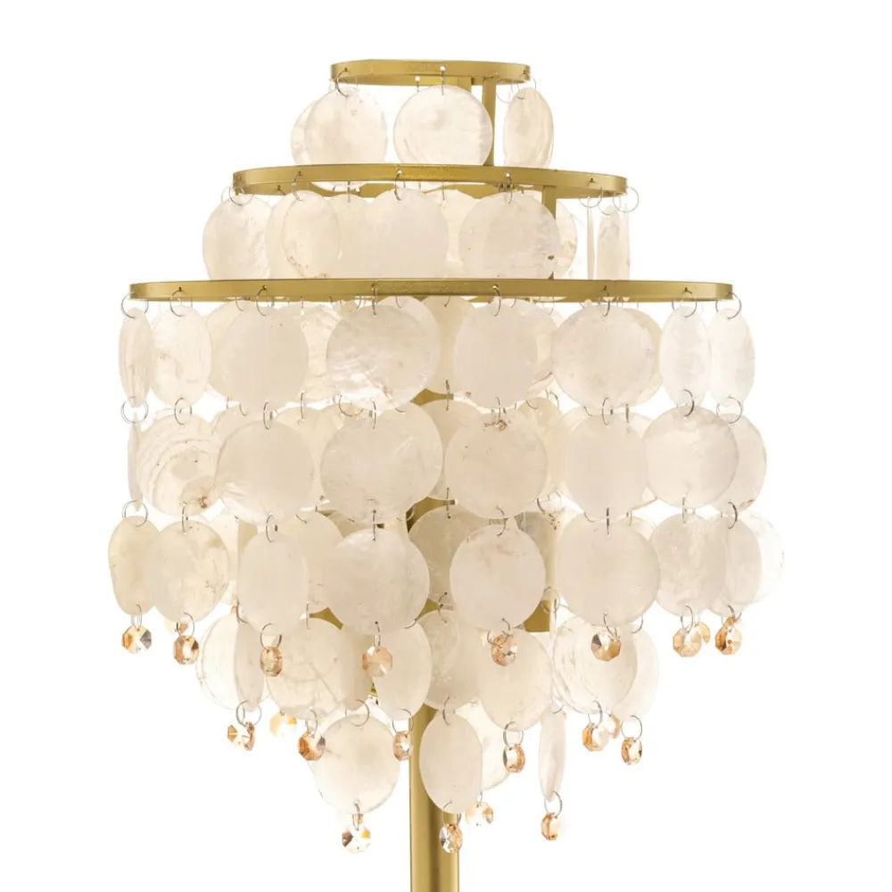 Gulvlampe Ruben med perlemorsskiver^ONLI Best