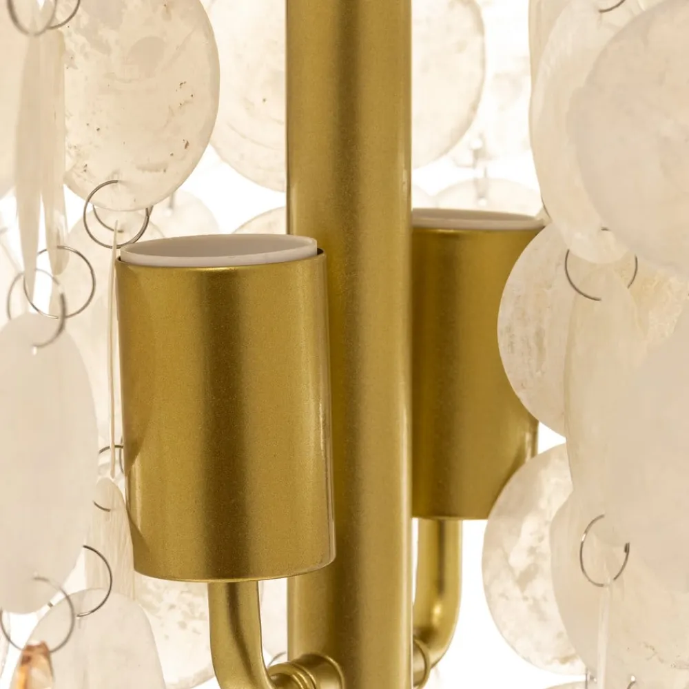 Gulvlampe Ruben med perlemorsskiver^ONLI Best