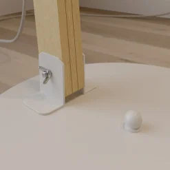 Gulvlampe Skansen, justerbar, hvid^Lamkur Discount