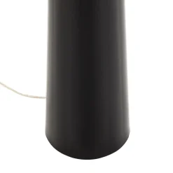 Aluminor Gulvlampe Totem LS med krom-finish, sort