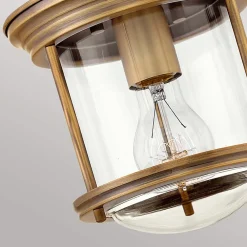 Hadrian Mini udendørs loftslampe, bronze/klar^Quintiesse Online