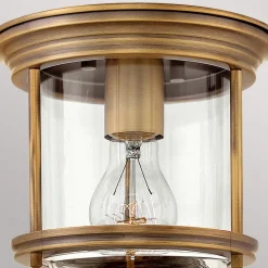 Hadrian Mini udendørs loftslampe, bronze/klar^Quintiesse Online