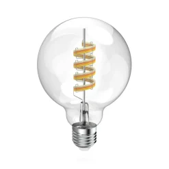 Hama Smart LED Filament E27 G95, WLAN, Matter, 4,9 W, RGBW